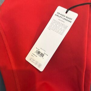 Alo 7/8 high waist airlift legging brand new, missed the return date. Red